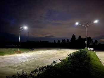 ตัวอย่างงานติดตั้งไฟโซล่าเซลล์all in one